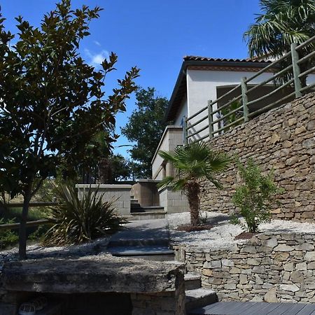 Chambre Au Calme Avec Spa Privatif Gratuit Sud Aveyron Les Palmiers Des Causses Saint-Rome-de-Tarn Bagian luar foto