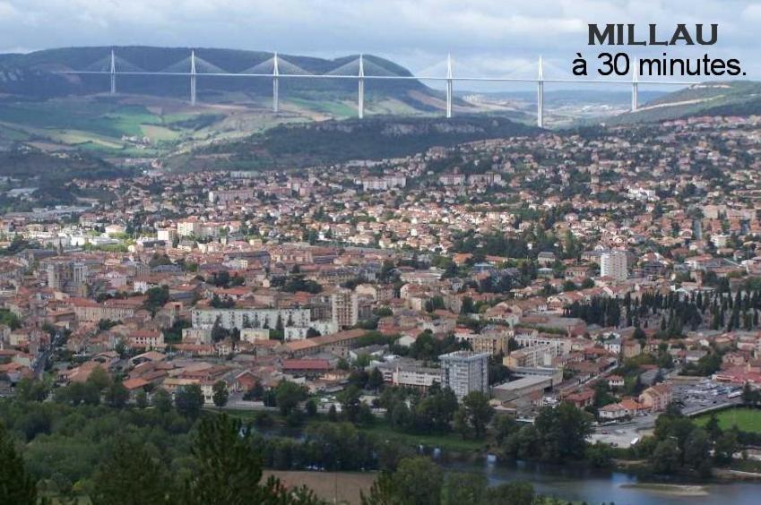 Chambre Au Calme Avec Spa Privatif Gratuit Sud Aveyron Les Palmiers Des Causses Saint-Rome-de-Tarn Bagian luar foto