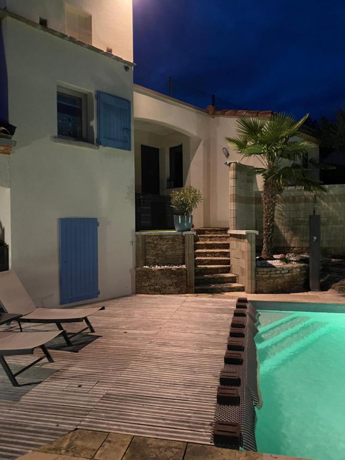 Chambre Au Calme Avec Spa Privatif Gratuit Sud Aveyron Les Palmiers Des Causses Saint-Rome-de-Tarn Bagian luar foto